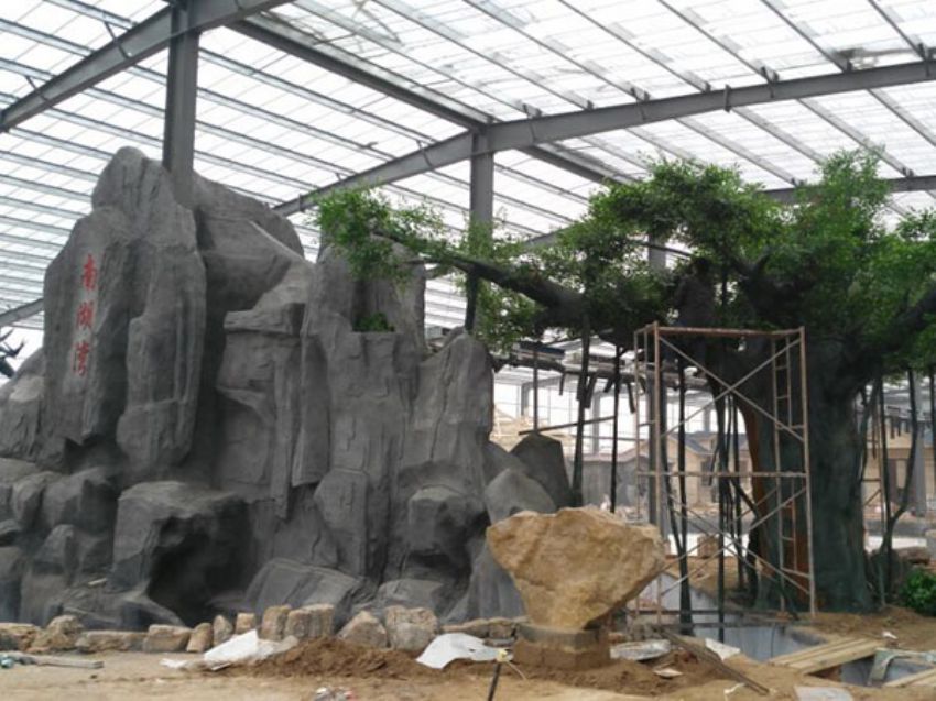 點擊查看詳細信息<br>標(biāo)題：塑石假山側(cè)面 閱讀次數(shù)：1998